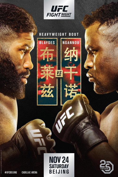 Movie poster for UFC Fight Night 141: Blaydes vs. Ngannou 2 (2018)
