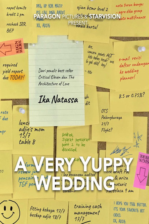 Movie poster for A Very Yuppy Wedding