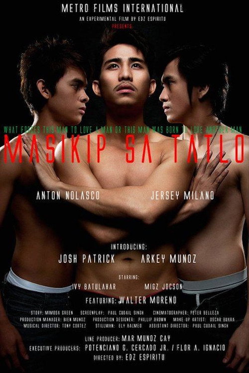 Movie poster for Masikip sa tatlo (2011)