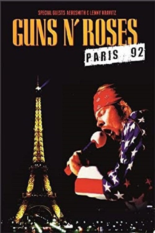 Movie poster for Guns N' Roses - Live in Paris (1992)