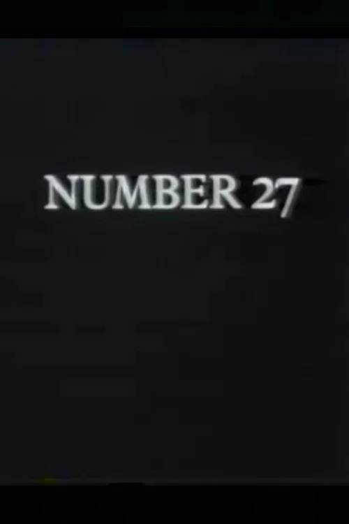 Movie poster for Number 27 (1988)