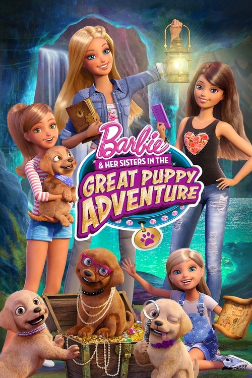 Movie poster for Barbie & Her Sisters in the Great Puppy Adventure (2015)