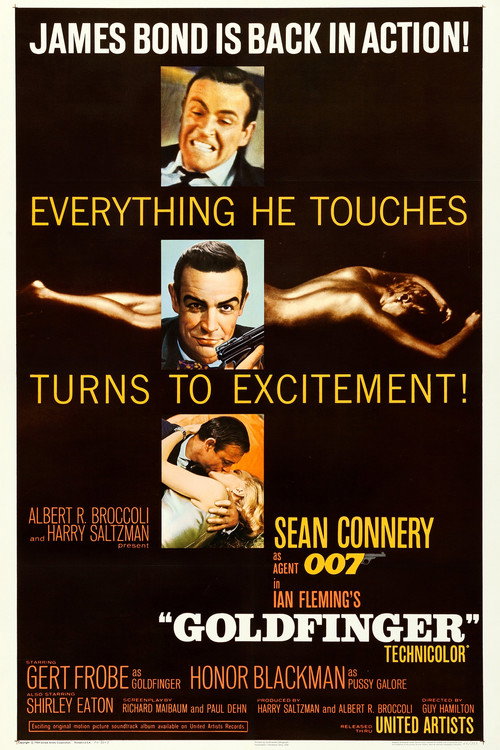 Movie poster for Goldfinger (1964)