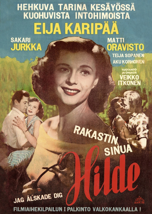 Movie poster for Rakastin sinua, Hilde (1954)