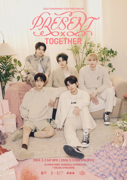 Movie poster for 2024 TXT FANLIVE PRESENT X TOGETHER (2024)