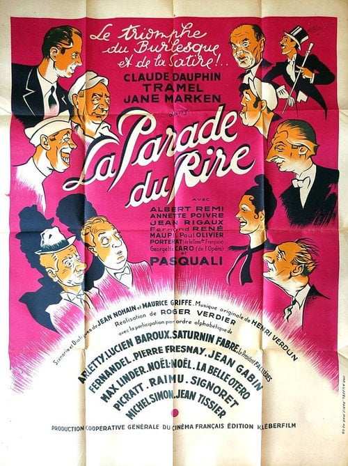 Movie poster for La Parade du rire (1948)
