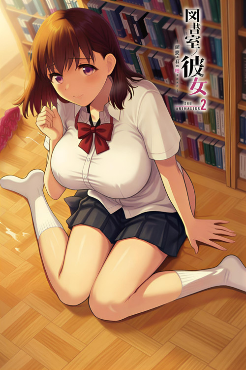 Series poster for 図書室ノ彼女～清楚ナ君ガ堕チルマデ～ THE ANIMATION (2020)