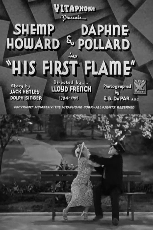 Movie poster for His First Flame (1935)