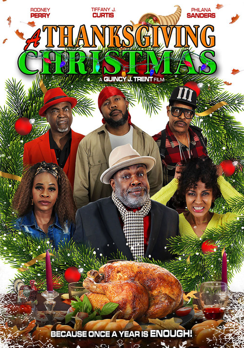 Movie poster for A Thanksgiving Christmas (2023)