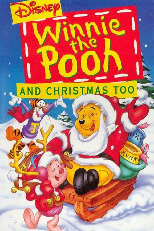 Movie poster for Winnie the Pooh & Christmas Too (1991)