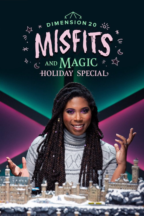 Movie poster for Dimension 20: Misfits and Magic Holiday Special (2021)