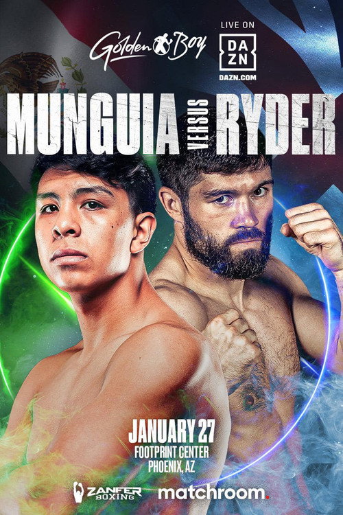Movie poster for Jaime Munguia vs. John Ryder (2024)