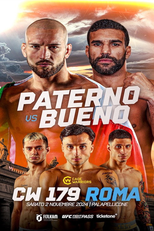 Movie poster for Cage Warriors 179: Rome (2024)