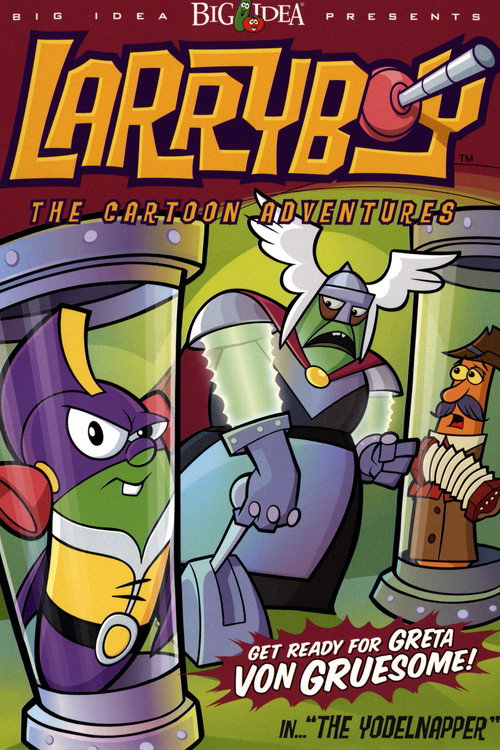 Movie poster for VeggieTales: LarryBoy and the Yodelnapper! (2002)
