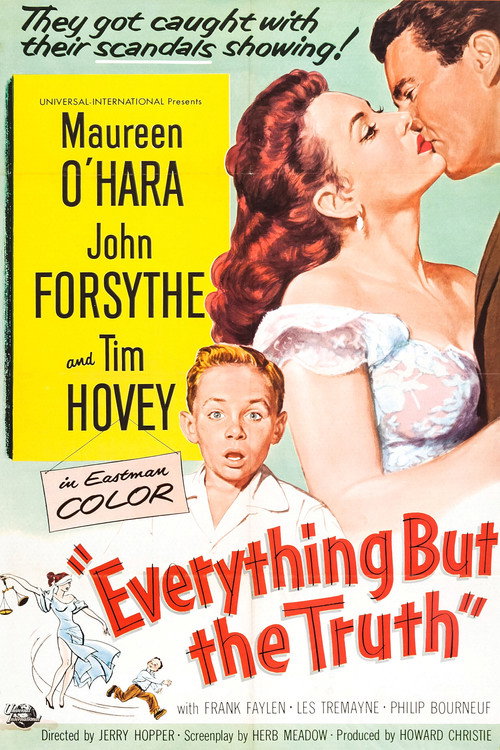 Movie poster for Everything But the Truth (1956)
