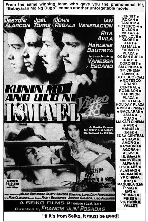 Movie poster for Kunin Mo ang Ulo ni Ismael (1990)