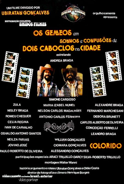 Movie poster for Sonhos e Confusões de Dois Caboclos na Cidade (1986)