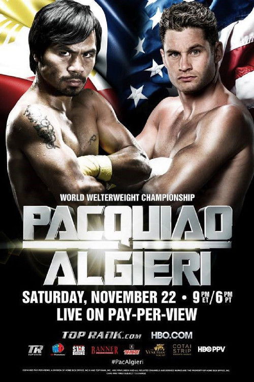 Movie poster for Manny Pacquiao vs. Chris Algieri (2014)