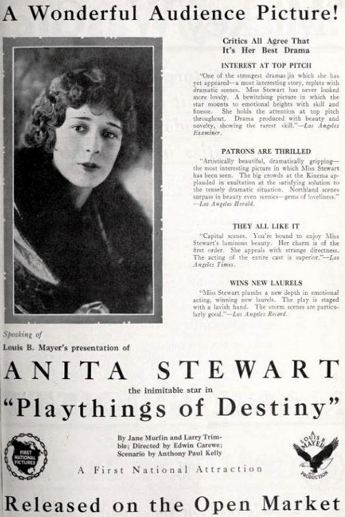 Movie poster for Playthings of Destiny (1921)