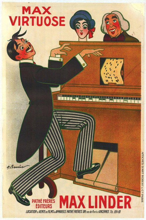 Movie poster for Max as a Musician (1913)