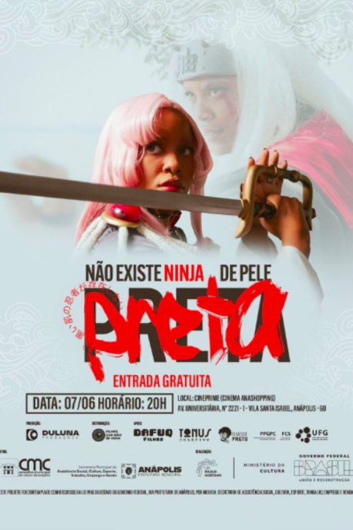 Movie poster for Não Existe Ninja de Pele Preta (2026)