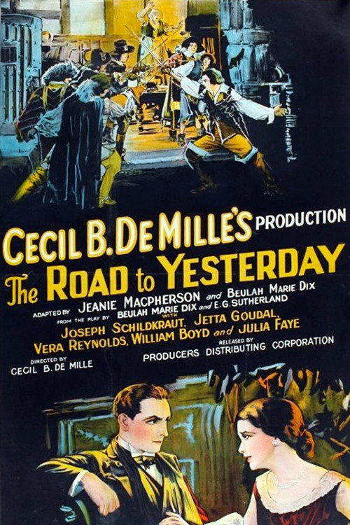 Movie poster for The Road to Yesterday (1925)