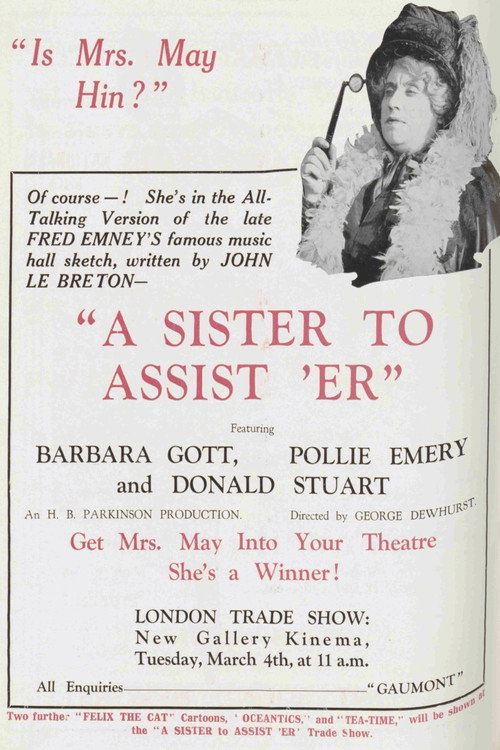 Movie poster for A Sister to Assist 'Er (1930)