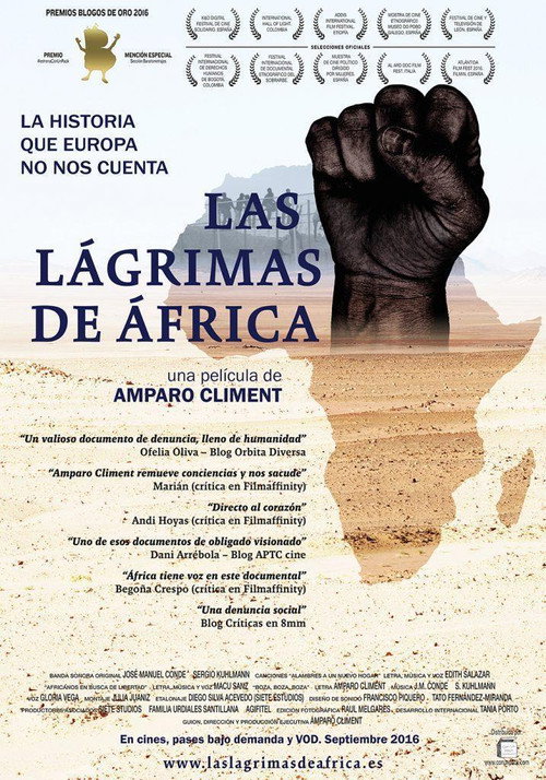 Movie poster for Las lágrimas de África (2015)