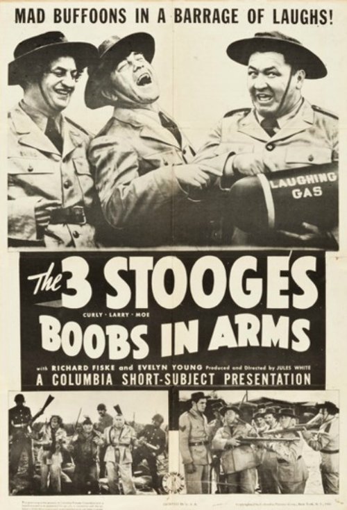 Movie poster for Boobs in Arms (1940)