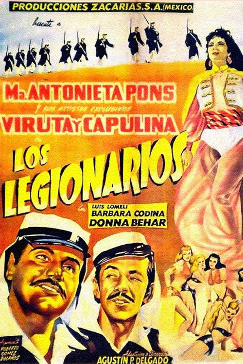 Movie poster for Los legionarios (1958)