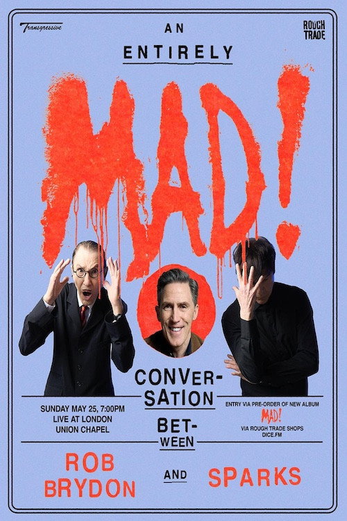 An Entirely MAD! Conversation With Rob Brydon & Sparks poster