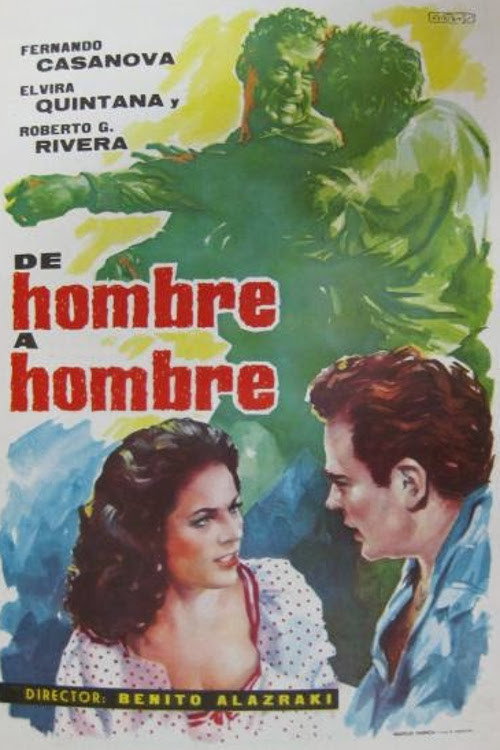 Movie poster for De hombre a hombre (1961)