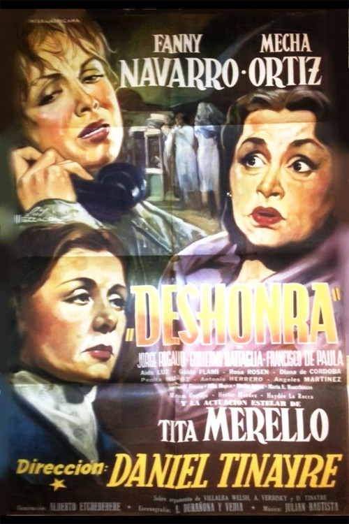 Movie poster for Dishonor (1952)