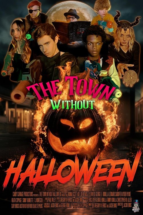 Movie poster for The Town Without Halloween (2024)