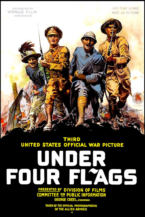 Movie poster for Under Four Flags (1918)