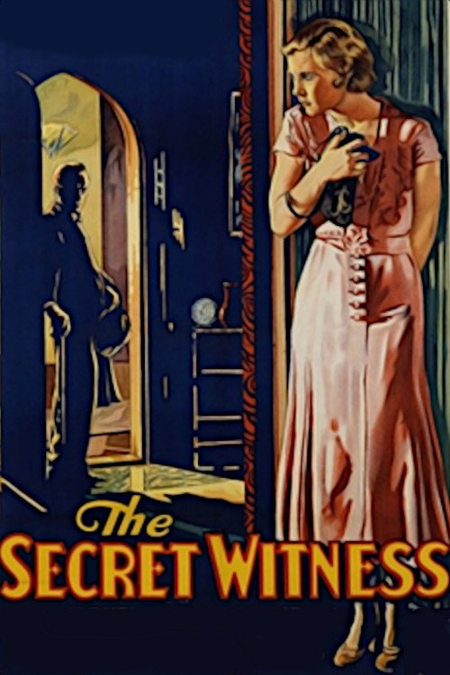 Movie poster for The Secret Witness (1931)