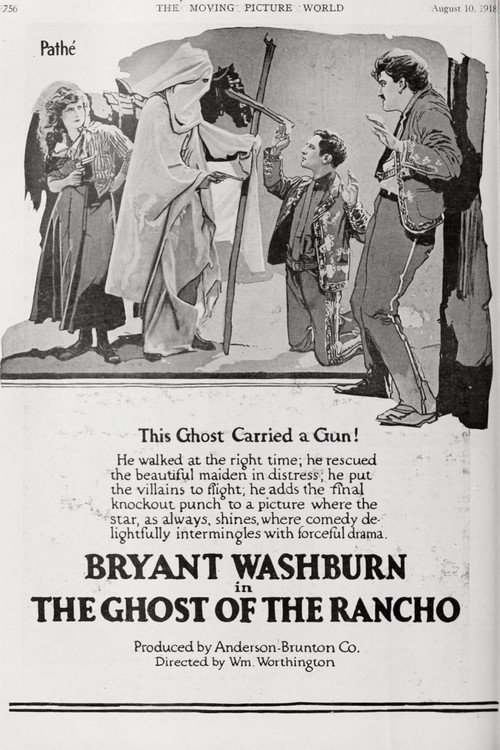 Movie poster for The Ghost of the Rancho (1918)