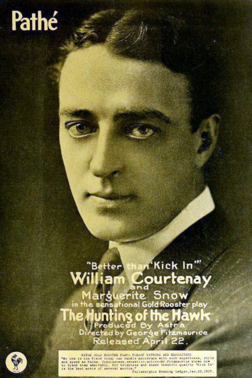 Movie poster for The Hunting of the Hawk (1917)