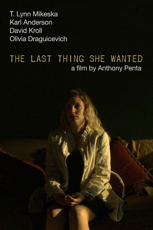 Movie poster for The Last Thing She Wanted (2010)
