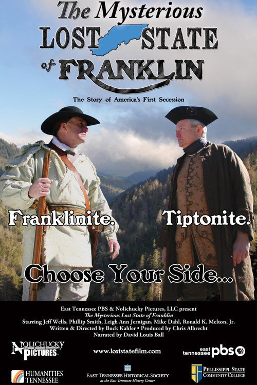 Movie poster for The Mysterious Lost State of Franklin (The story of America's first succession) (2011)