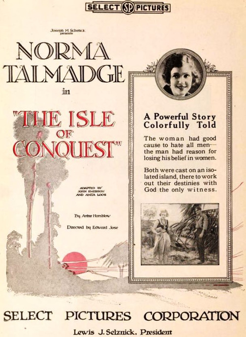 Movie poster for The Isle of Conquest (1919)