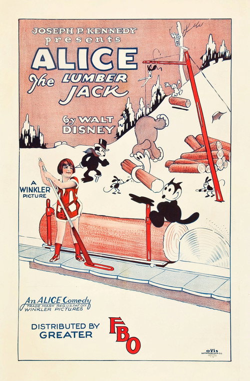 Movie poster for Alice the Lumberjack (1926)