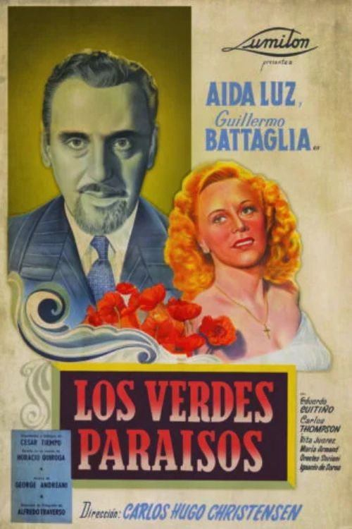 Movie poster for Los verdes paraísos (1947)
