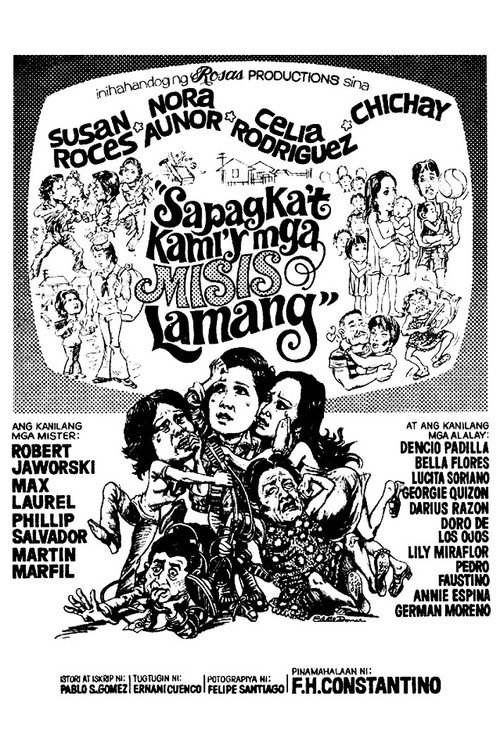 Movie poster for Sapagka't Kami'y mga Misis Lamang (1976)