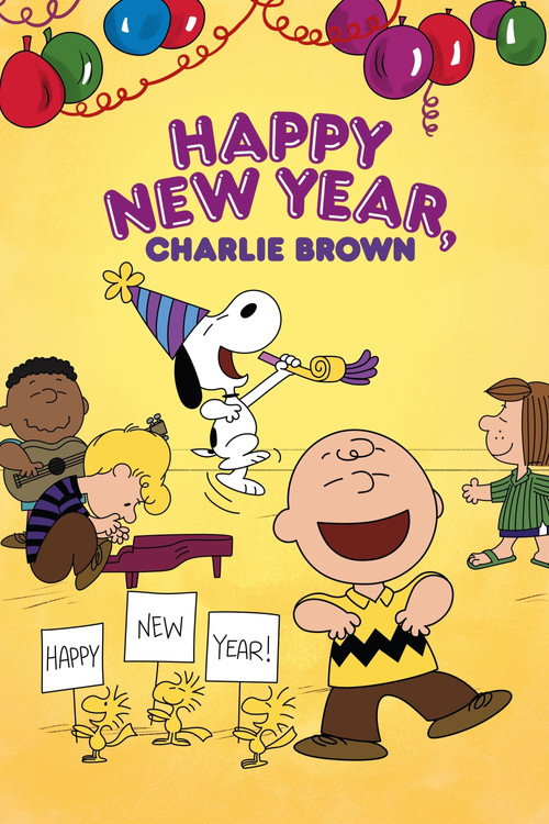Movie poster for Happy New Year, Charlie Brown (1986)