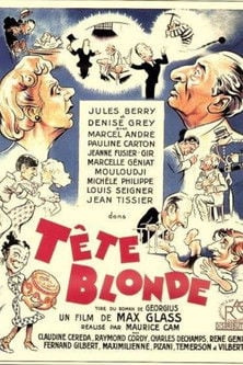 Movie poster for Tête blonde (1950)