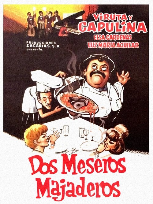 Movie poster for Dos meseros majaderos (1966)