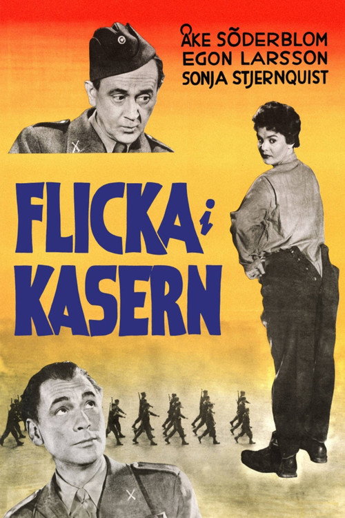 Movie poster for Flicka i kasern (1955)