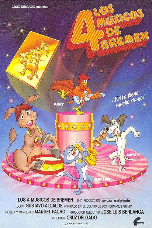 Movie poster for Town Musicians of Bremen (1989)