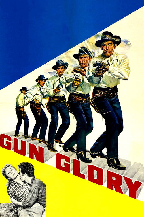 Movie poster for Gun Glory (1957)